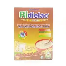 Ridielac Stage 4 Infant Cereal Milk & Wheat and Banana & Date
