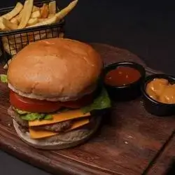 Double Meat Burger With Cheese