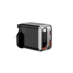 Helix GaN Faster Charger PD35W with Built in Retractable Cable 70cm Wi-G029