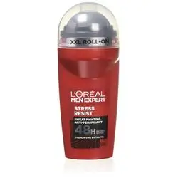 L'Oréal Paris Men Expert 96H Stress Resist Anti-Perspirant Roll On Deodorant for Men, 50ml
