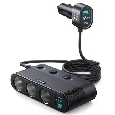 Joyroom 139W 7-in-1 Cigarette Lighter Splitter Car Charger