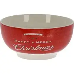 Bowl New Bone 480Ml 4Ass Xmas