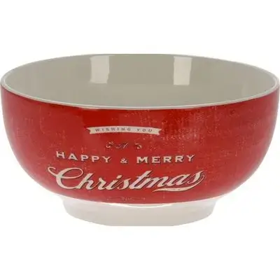 Bowl New Bone 480Ml 4Ass Xmas