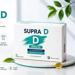 Supra D 10000 IU Vitamin D3 Softgel Capsules