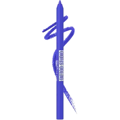 Tattoo Studio Sharpenable Gel Pencil Waterproof Eyeliner 819 GALACTIC COBALT _ Maybelline