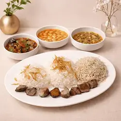 Meat Tikka With Rice