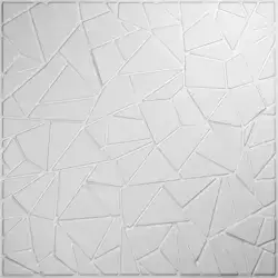 3D Wall Panels Matt White D103