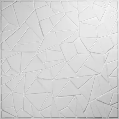 3D Wall Panels Matt White D103