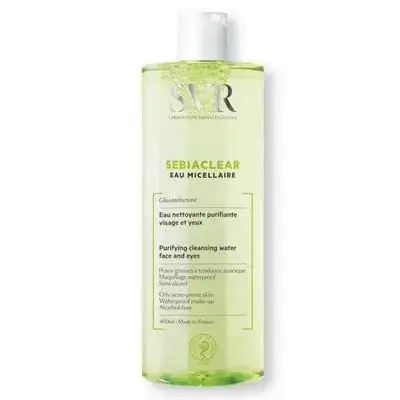 SVR Sebiaclear Eau Micellaire (Micellar Water) in a 400ml bottle