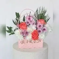 Pink Flower Pot Arrangement