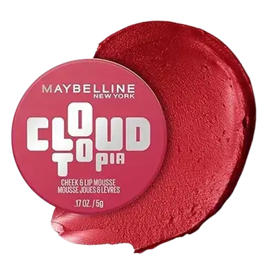 Cloudtopia Blush for Cheeks and Lip Mousse 02 Ethereal Rouge _ Maybelline