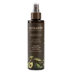 Thermal Protection Hair Spray Nutrition & Strength Organic Avocado 200ml _ ECOLATIER