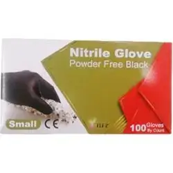 Hfp Nitril Golves S 100pcs Blk