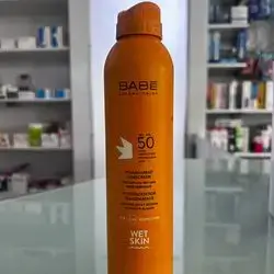 Babe Transparent sunscreen spf50 wet skin spray 200ml