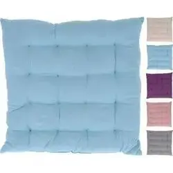 Chair Pad 40X40Cm 5Ass Clr