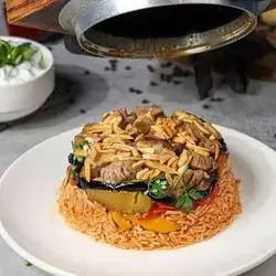Eggplant Maklouba With Meat