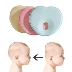 Babyjem Flat Head Prevention Infants And New Born Baby Pillow – Blue (0m+)/وسادة بيبي جيم للوقاية من تسطح الرأس للأطفال حديثي الولادة والرضع - لون أزرق (من 0 أشهر فما فوق)