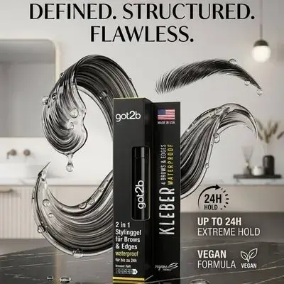 got2b Kleber 2 in 1 Brow & Edge Styling Gel Waterproof