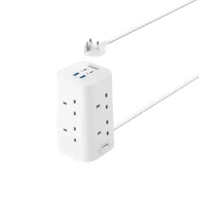 Anker USB Power Strip (12-in1, 20W) - White
