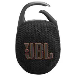 JBL Clip 5 - Ultra-Portable, Waterproof & Dustproof Bluetooth Speaker, Big Pro Sound with Punchy bass, Integrated Carabiner, Up to 12 Hours of Play, Made in Part with Recycled Materials (Black)