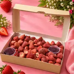 Crispy Strawberry Box - Middle
