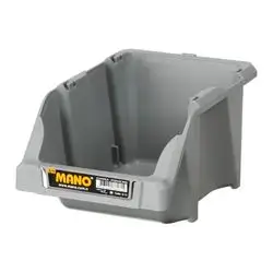 Stacking Bin For Tools Grey