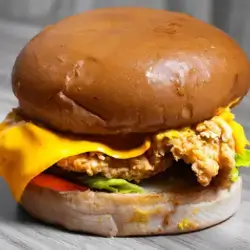 Chicken Burger With Cheese