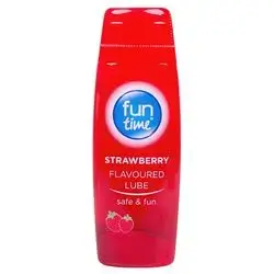 Fun time strawberry flavored lube gel 75ml
