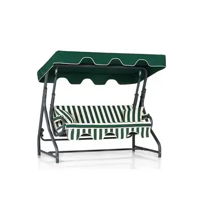 Olea Ø51 200Cm Reclinable Swing Seat Anthracite Green Cream