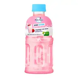 Mogu Mogu Strawberry and Cream with Nata de Coco Zero Sugar 320ml