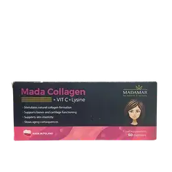 mada collagen +vit c + lysin 60 cap