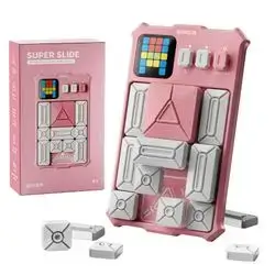 Giiker Super Slide Handheld Console Puzzle  - Pink