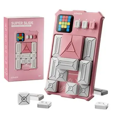 Giiker Super Slide Handheld Console Puzzle - Pink