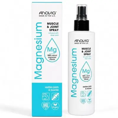 Anovia Magnesium Muscle & Joint Spray infused with aloe vera