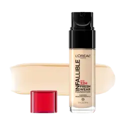INFALLIBLE Up To 32H Fresh Wear Foundation + Vitamin C SPF25 411 BEIGE IVORY 30ml _ L'OREAL PARIS