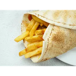 Potato Wrap in Lebanese Bread