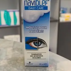 naviblef daily care eyelid foam for ocular secretions cleansing 50ml