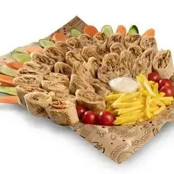 Family Arabic Chicken Shawarma Meal for 5 People