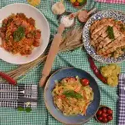 Fettuccine with Meat Balls
