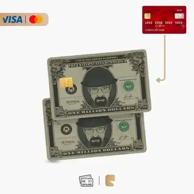Premium Protective Skin Stickers for Visa & MasterCard - HZ1