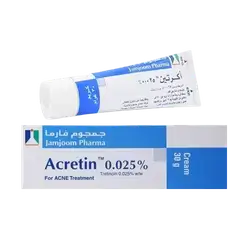 Acretin (0.025% Tretinoin) for Acne Treatment Cream 30gr _ Jamjoom Pharma
