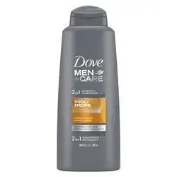 Dove shampoo and conditioner 2 in 1 strengthens hair for men, American
