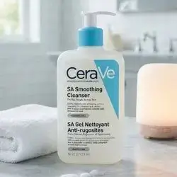 Cerave SA Smoothing Cleanser for dry, rough, bumpy skin (473ml)