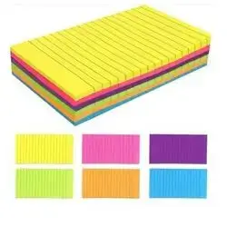 Large colorful sticky notes