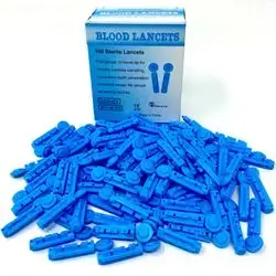 Blood lancets 100 sterile lancets