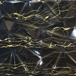 3D Wall Panels Black Marble D099