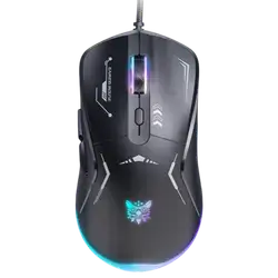 ONIKUMA CW917 Wired Gaming Mouse USB Connection RGB Light 6 Programmable Buttons Black
