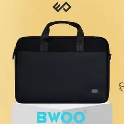 BWOO Polyester Laptop 15.6 Bag - Black