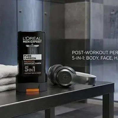 L'Oréal Men Expert Pure Carbon 5-in-1 Multi Action Shower Gel