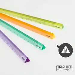 Milan Triangular rulers 15 cm, New Look series